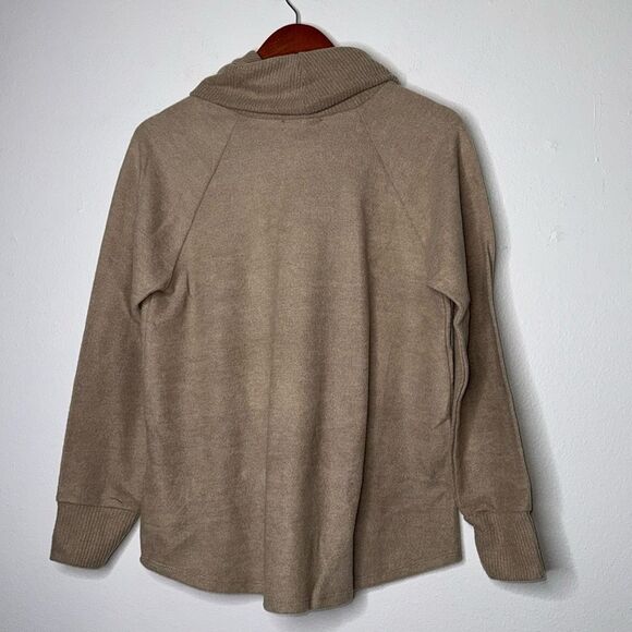 Saturday Sunday Anthropologie Pullover Sweater Funnel Cowl Size Medium - Picture 2 of 9